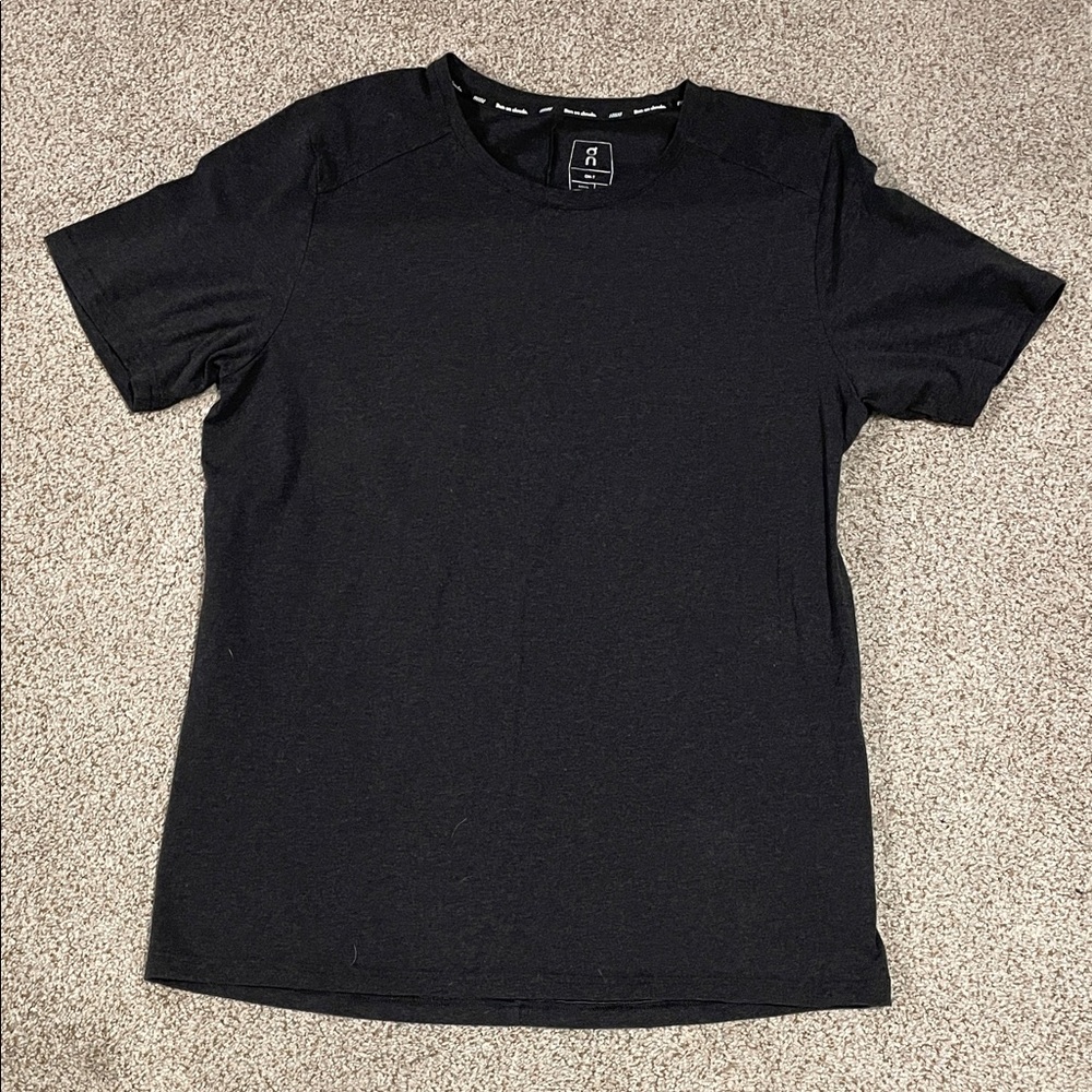 On Cloud Black Crew Neck T-Shirt